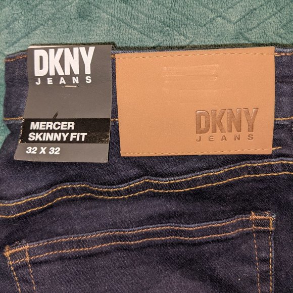 🆕 DKNY Men's Jeans Mercer Skinny Fit, 32W x 32L, Blue - Picture 3 of 3